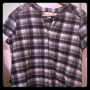 Women's Black/White/Tan Drawstring Waist small